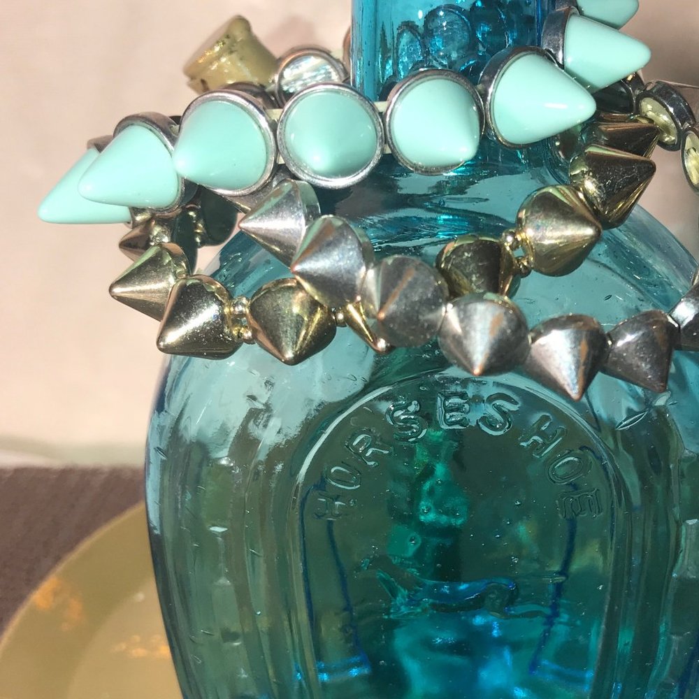 Three Cute Spiked Bracelets